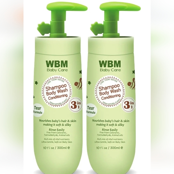 3-in-1 Baby Shampoo, Body Wash & Conditioner 10 oz (Pack of 2) - Picture 2 of 8